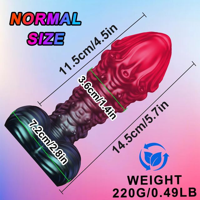 Fantasy Monster Dildos Anal Toys with Suction Cup – Soft Alien - Image 2