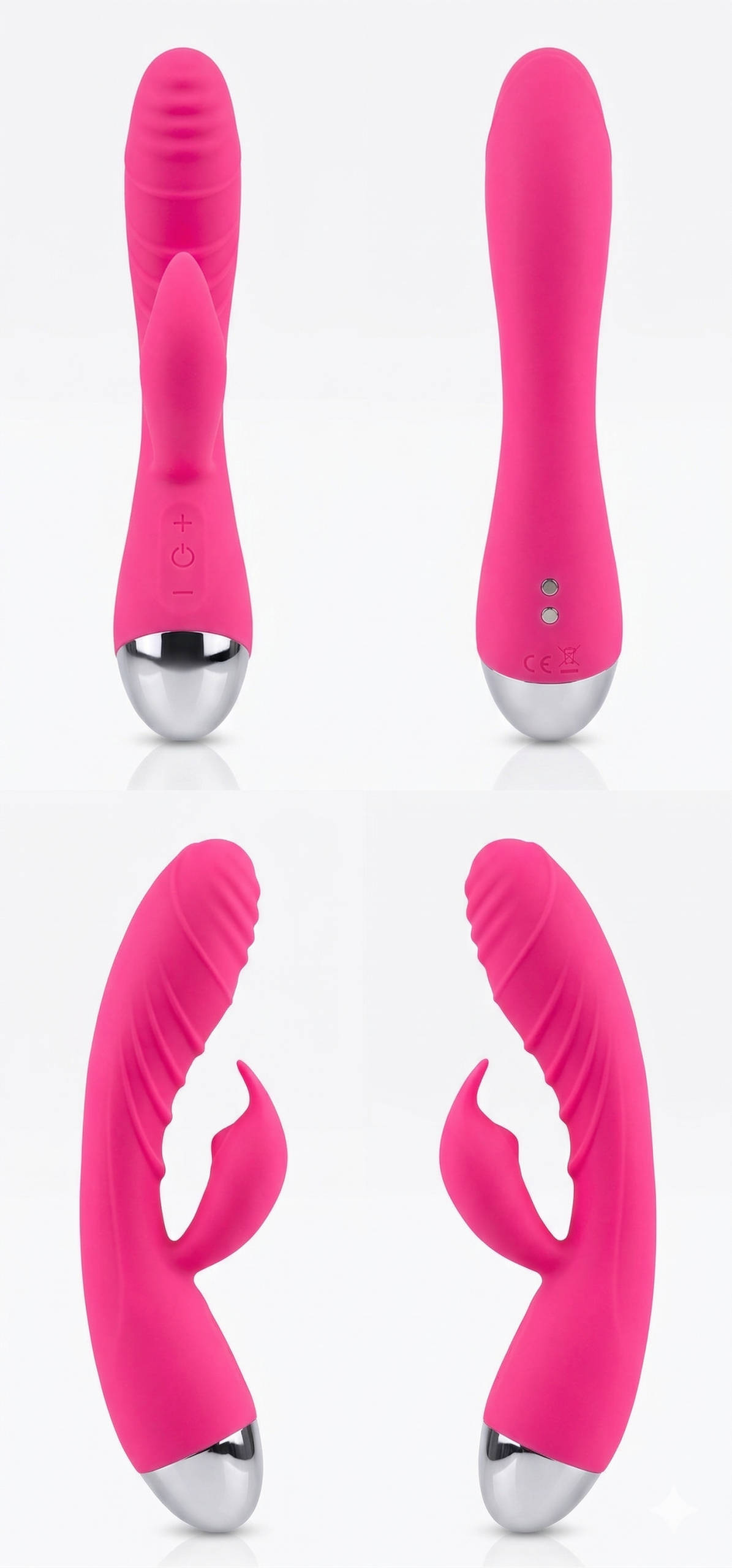 🔥 Premium Dual Rabbit Vibrator Powerful Stimulation • Soft Silicone • Ultimate Control